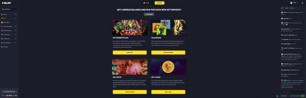 Top NFT Gambling Sites List