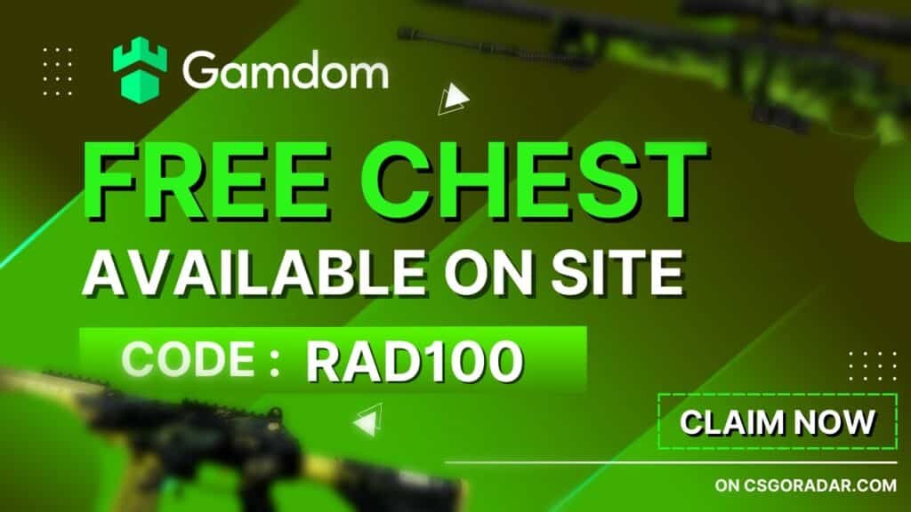 Introducir el código promocional de Gamdom