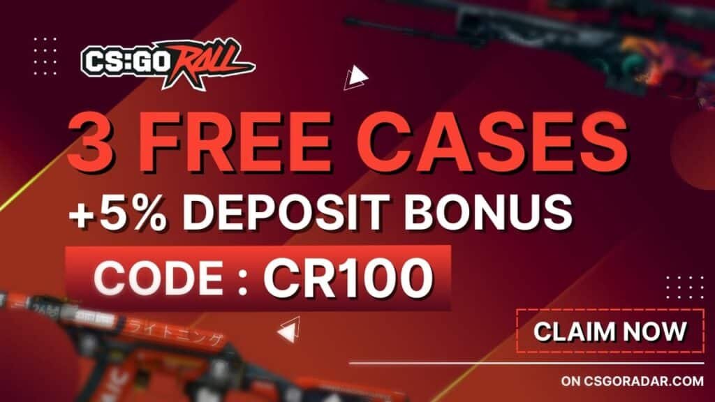 CSGORoll code CR100