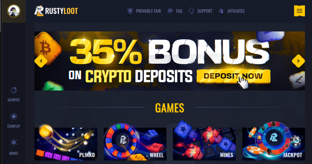 Rust gambling sites bonuses