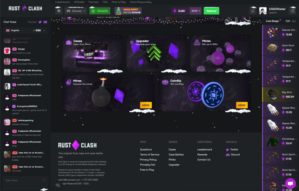 Rust Clash Games To Use Free Coins on