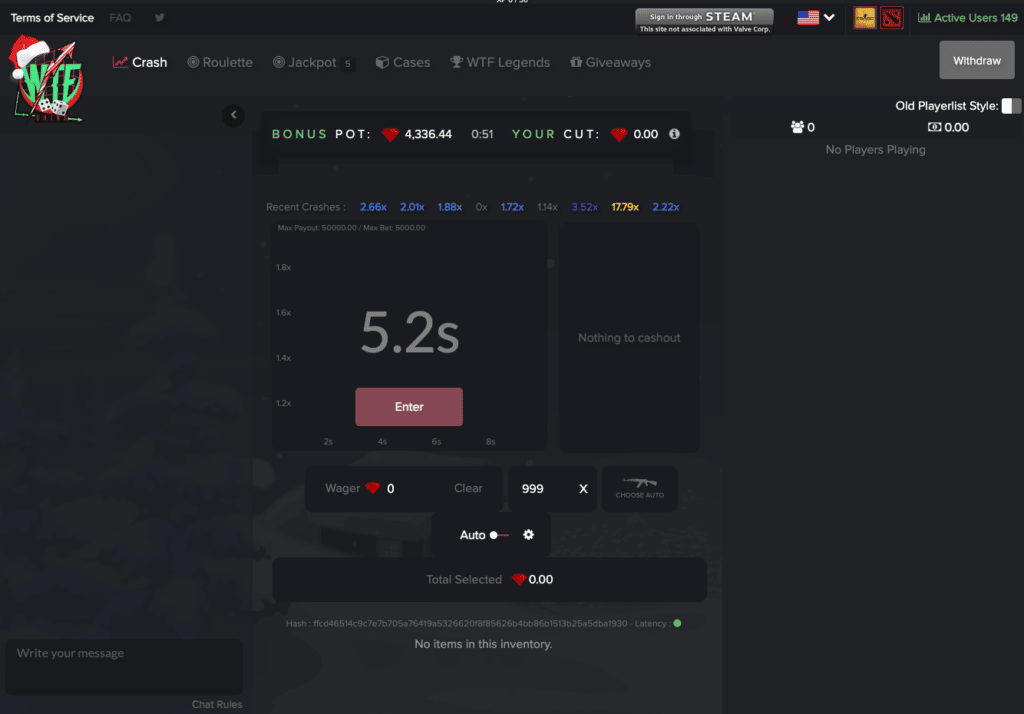 WTFSkins online games