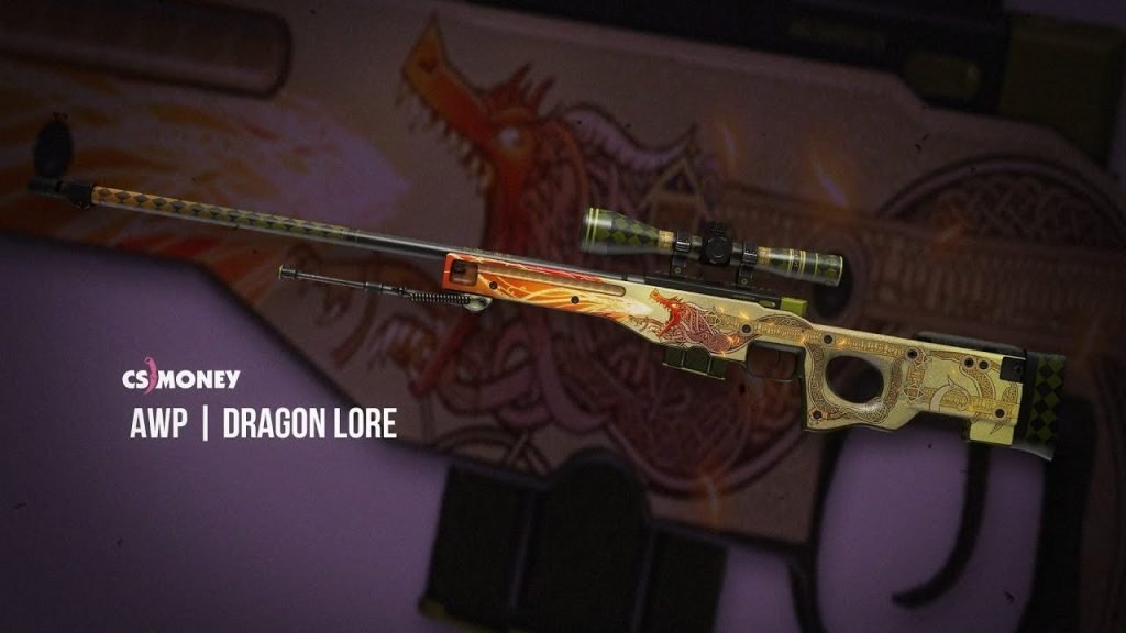 AWP | Dragon Lore - любимые скины CS:GO