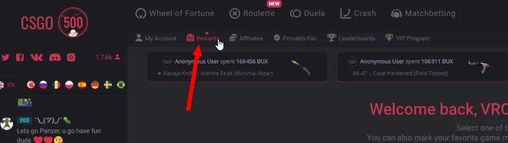 Промокоды CSGO500: скины, подарки, купоны