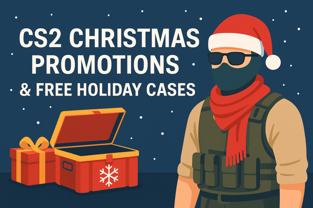 CS2 Christmas promotions and free holiday cases