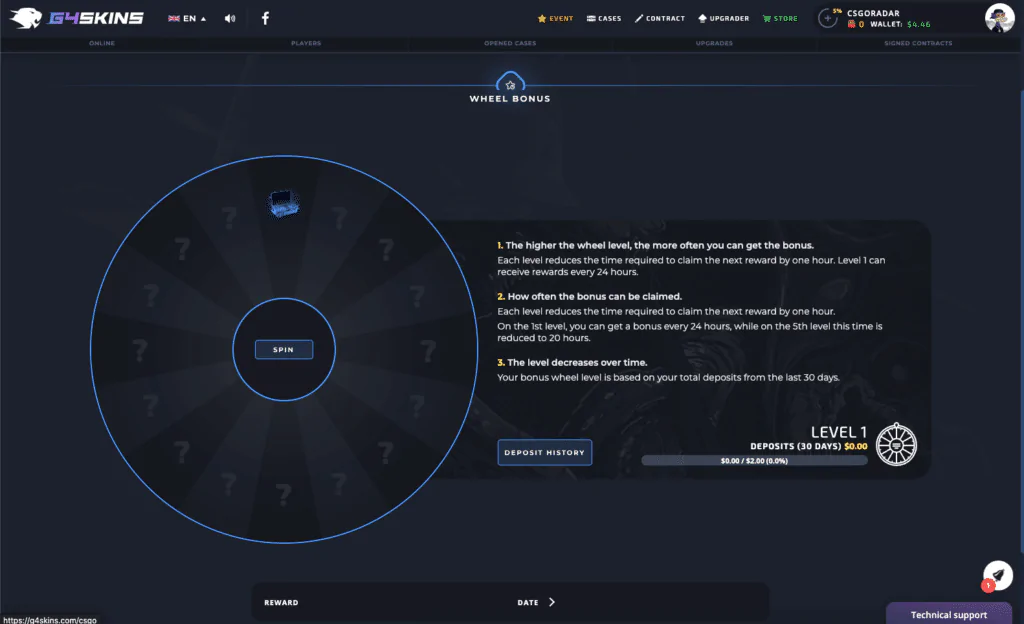 G4Skins Othher Games and Promotions
